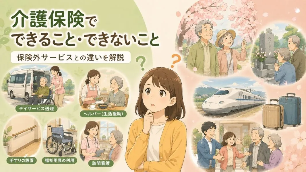 【完全ガイド】介護保険でできること・できないこと