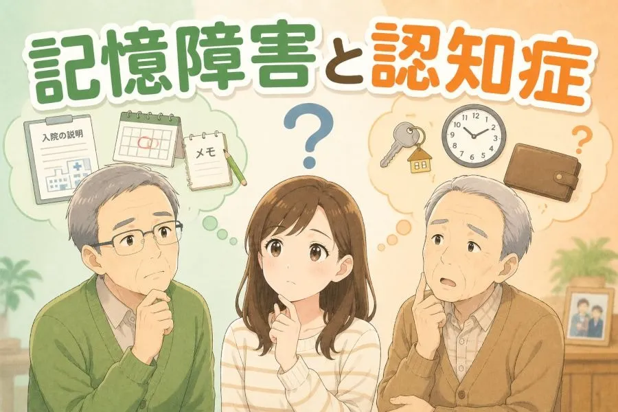 【高次脳機能障害シリーズ】記憶障害（高次脳機能障害）と認知症の違い