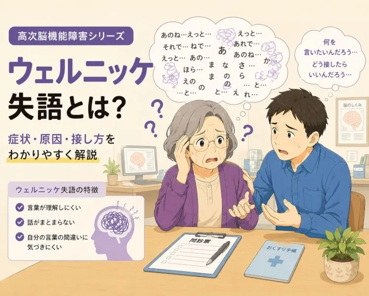 【高次脳機能障害シリーズ】感覚性失語（ウェルニッケ失語）とは？